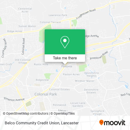 Belco Community Credit Union map