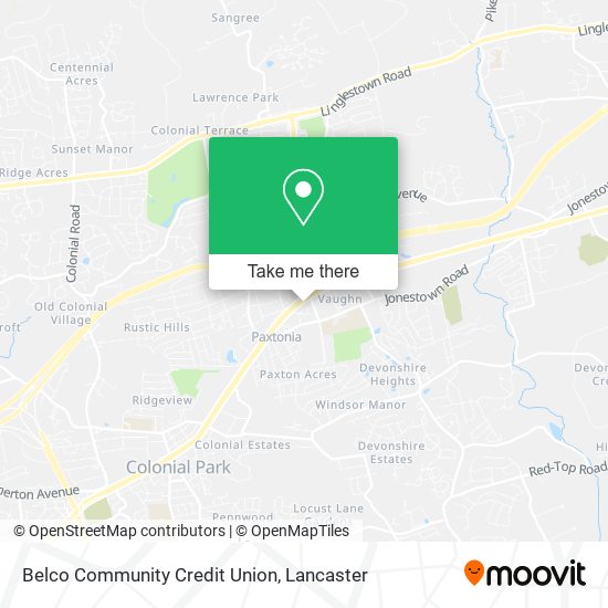 Mapa de Belco Community Credit Union