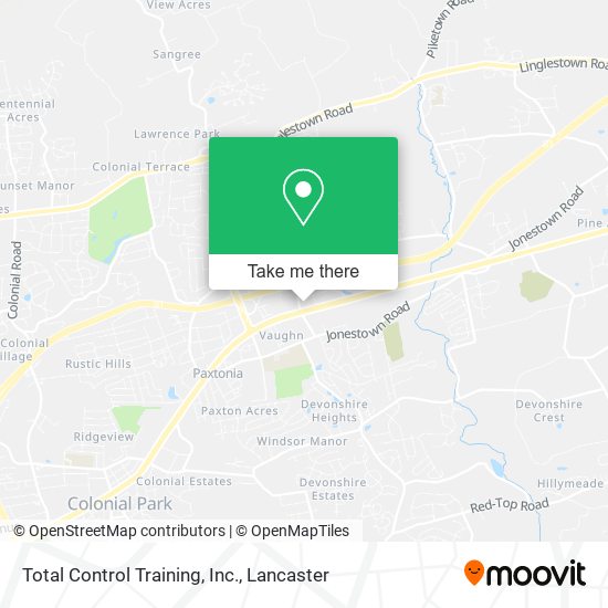 Total Control Training, Inc. map