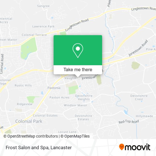 Frost Salon and Spa map