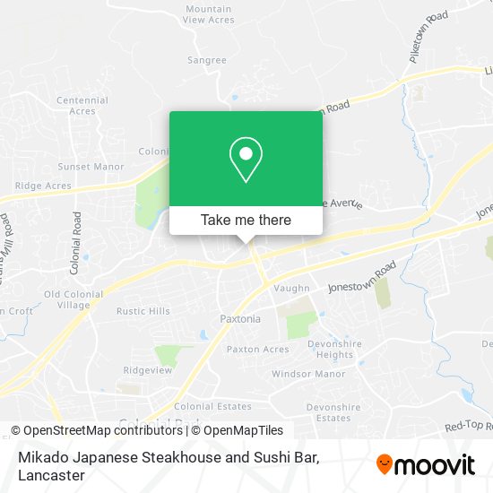 Mikado Japanese Steakhouse and Sushi Bar map