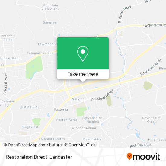 Restoration Direct map