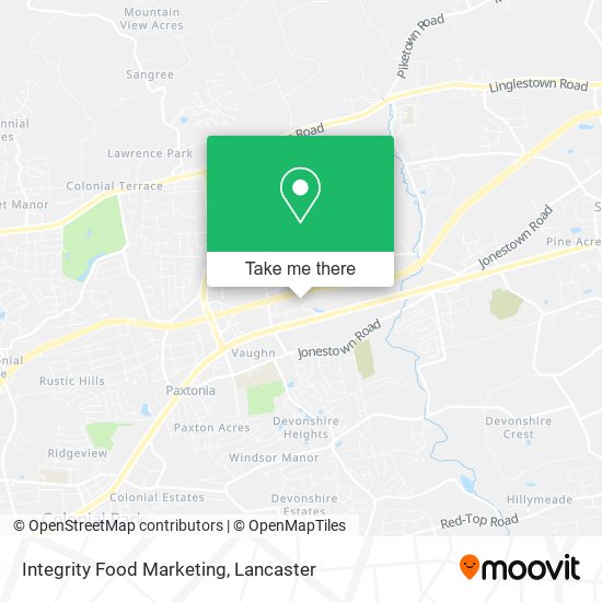 Mapa de Integrity Food Marketing