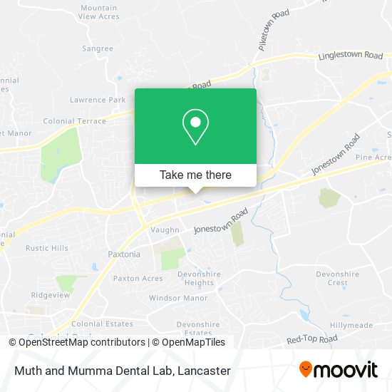 Muth and Mumma Dental Lab map