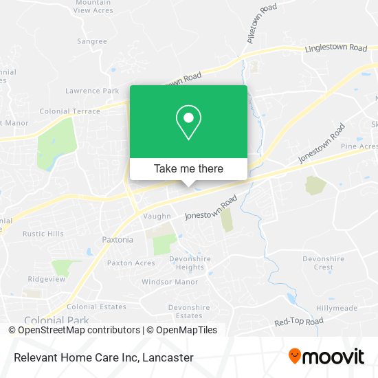 Relevant Home Care Inc map