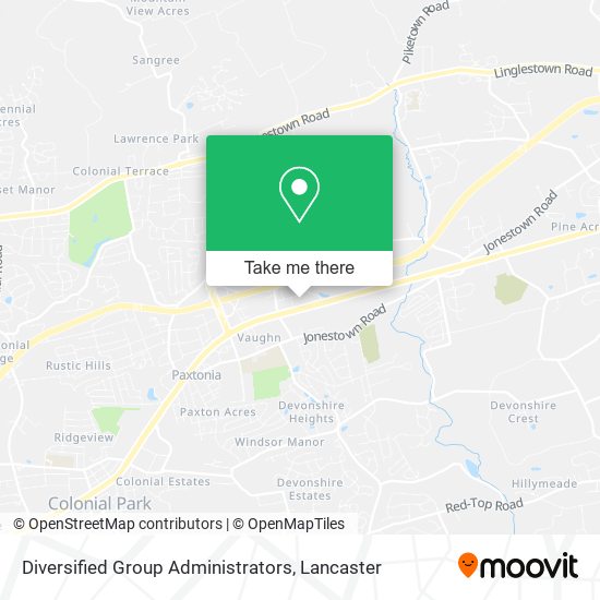 Diversified Group Administrators map