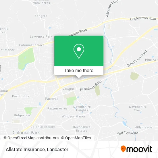 Allstate Insurance map