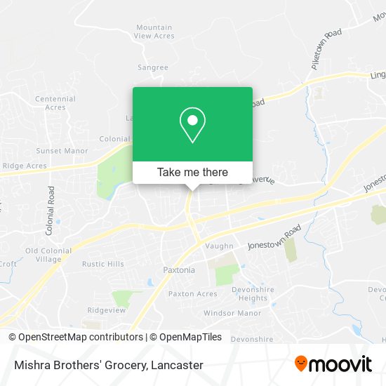 Mapa de Mishra Brothers' Grocery