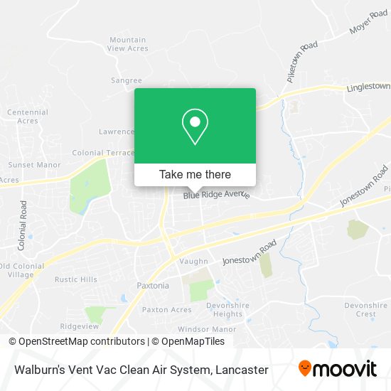 Walburn's Vent Vac Clean Air System map