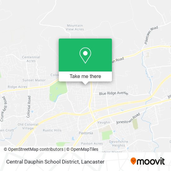 Central Dauphin School District map