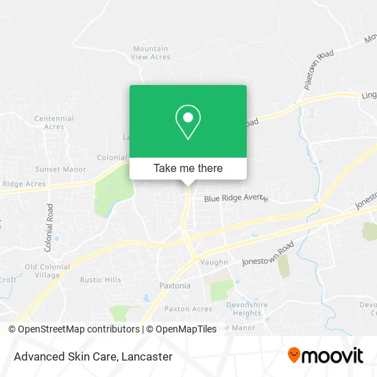Advanced Skin Care map