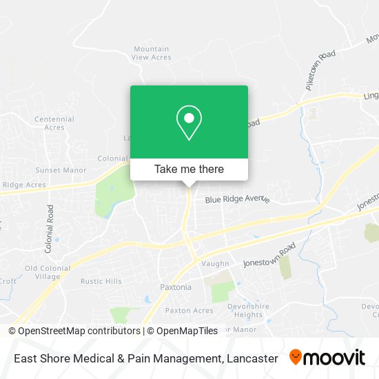 Mapa de East Shore Medical & Pain Management