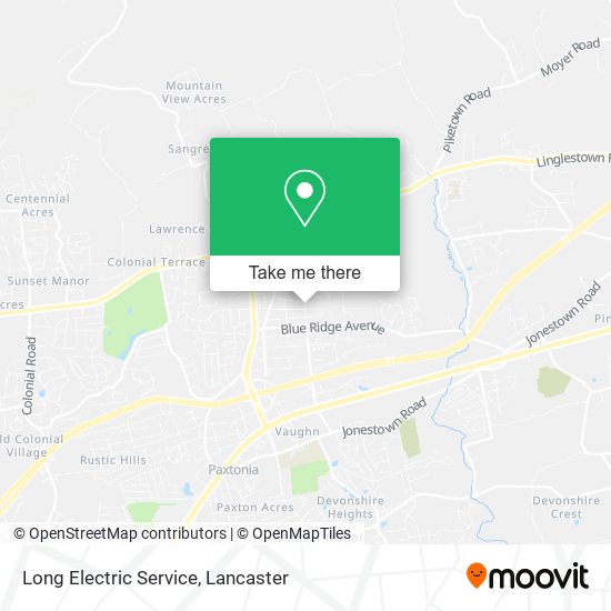 Mapa de Long Electric Service