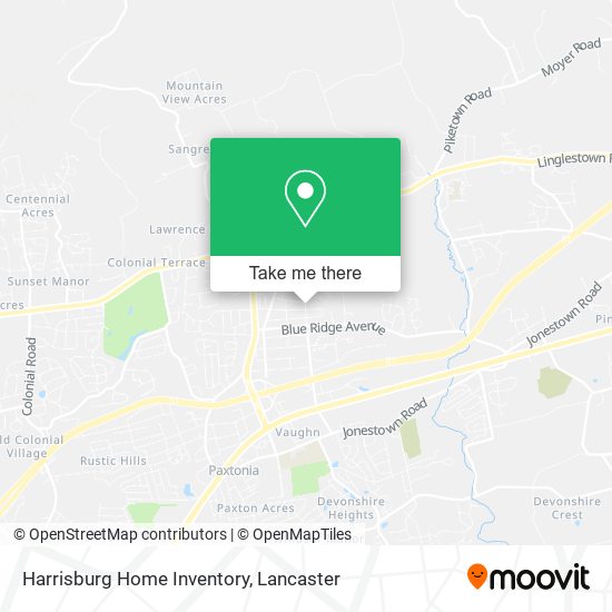 Harrisburg Home Inventory map
