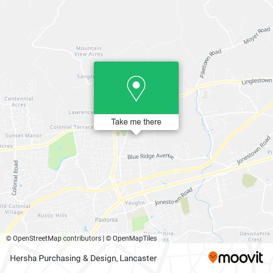 Mapa de Hersha Purchasing & Design