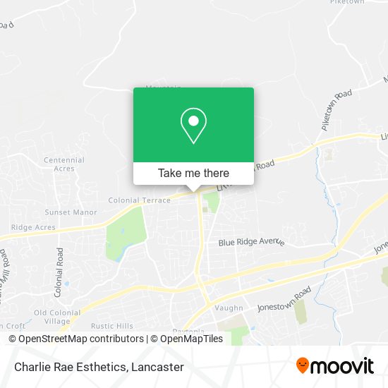Charlie Rae Esthetics map