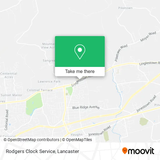 Rodgers Clock Service map