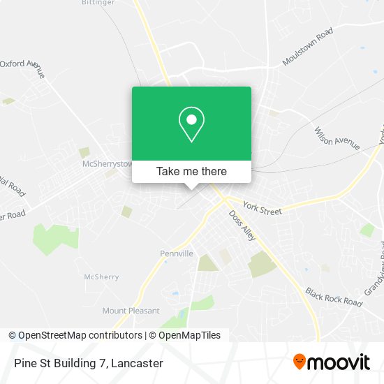 Mapa de Pine St Building 7