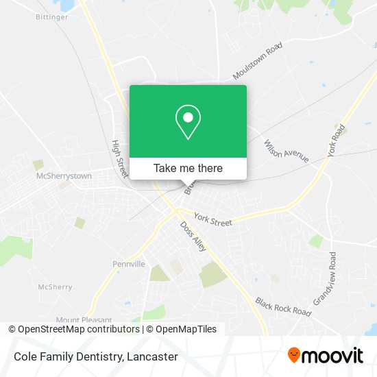 Cole Family Dentistry map