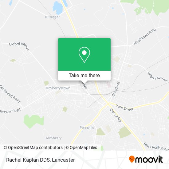 Rachel Kaplan DDS map