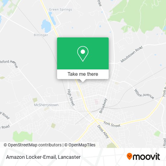 Amazon Locker-Email map