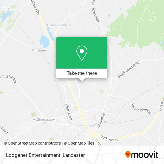 Lodgenet Entertainment map