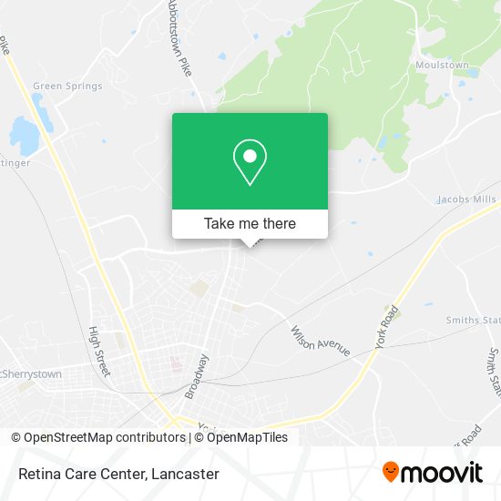 Retina Care Center map