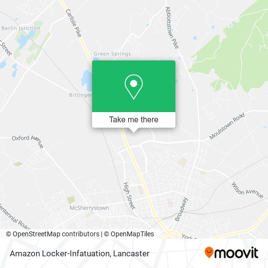 Mapa de Amazon Locker-Infatuation