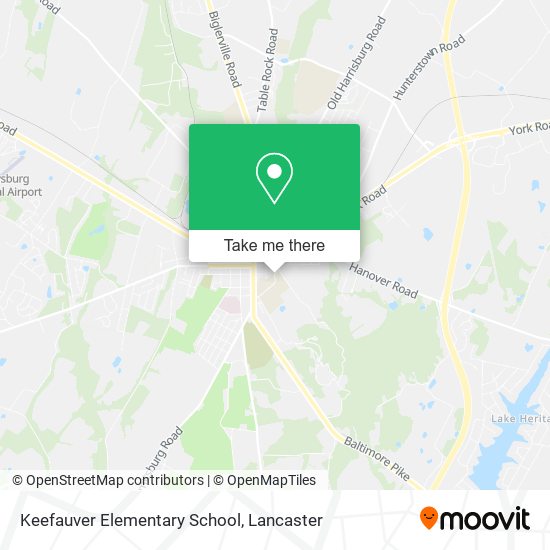 Mapa de Keefauver Elementary School