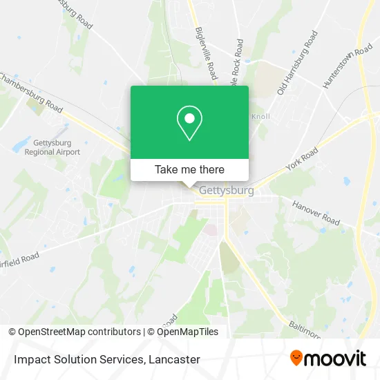 Impact Solution Services map