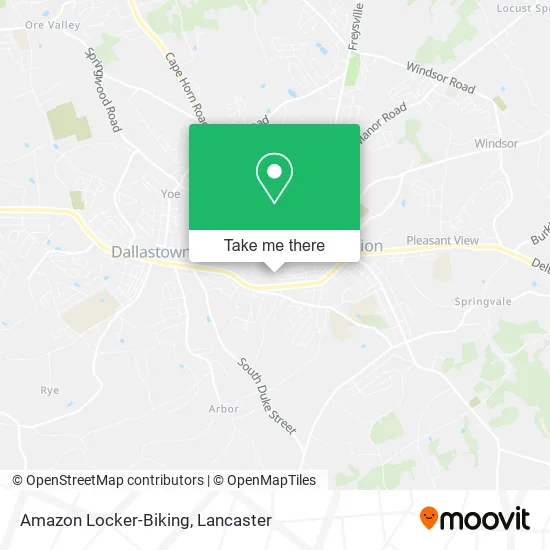 Amazon Locker-Biking map