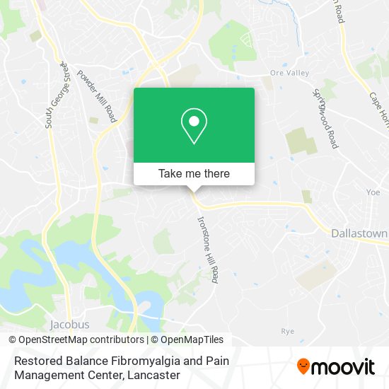 Mapa de Restored Balance Fibromyalgia and Pain Management Center
