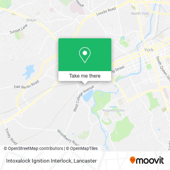 Mapa de Intoxalock Ignition Interlock