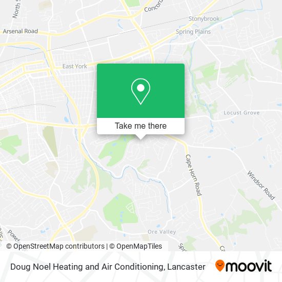 Mapa de Doug Noel Heating and Air Conditioning