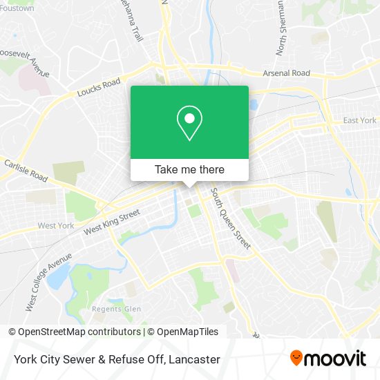 York City Sewer & Refuse Off map