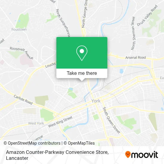 Amazon Counter-Parkway Convenience Store map
