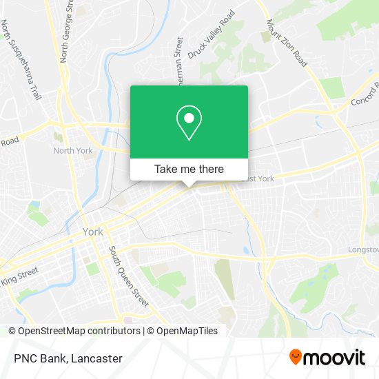 PNC Bank map