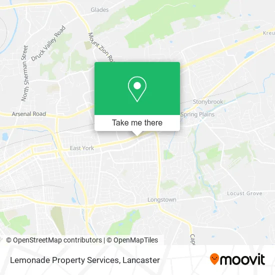 Lemonade Property Services map