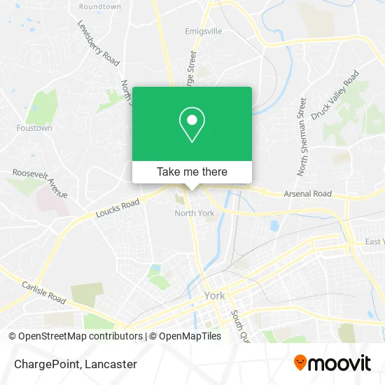 ChargePoint map