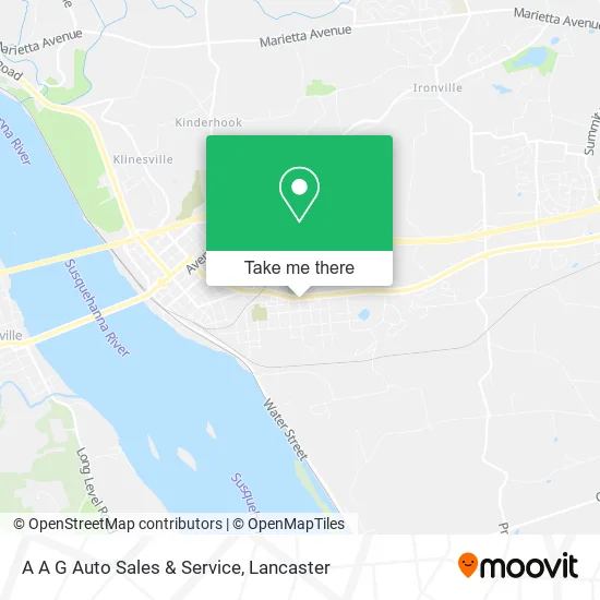 A A G Auto Sales & Service map
