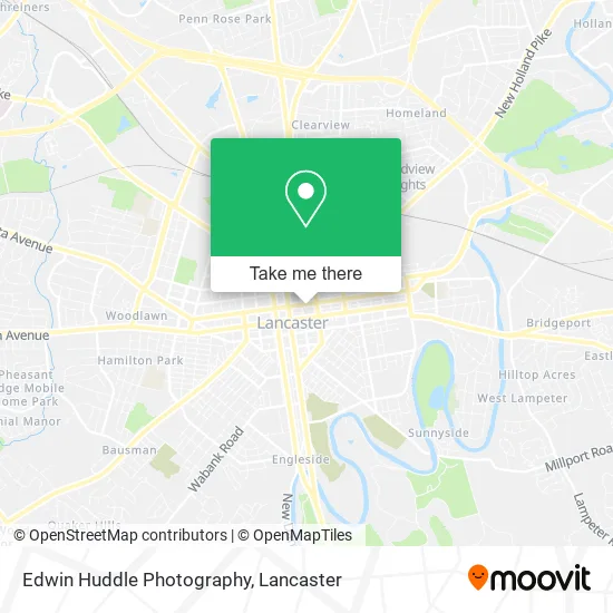 Edwin Huddle Photography map
