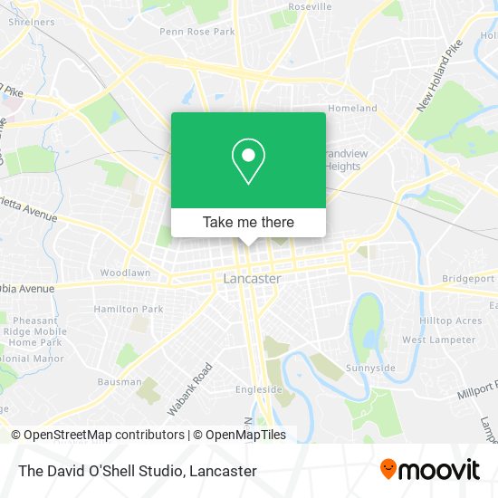 The David O'Shell Studio map