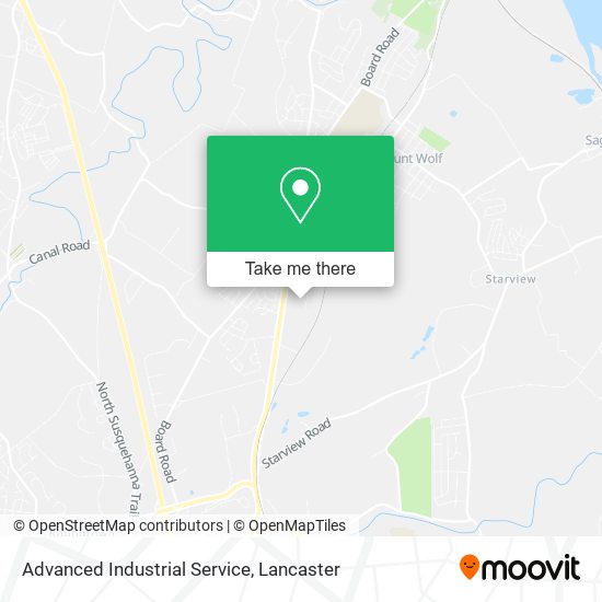 Advanced Industrial Service map