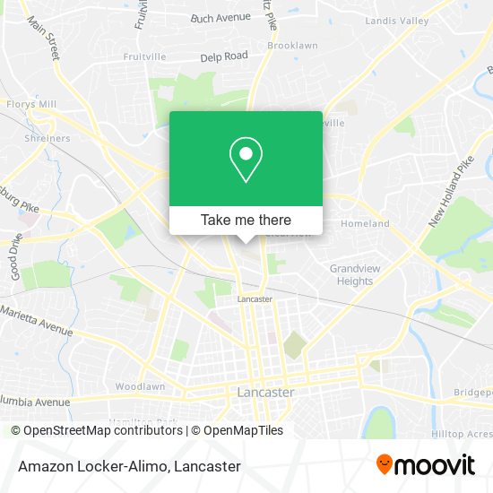 Mapa de Amazon Locker-Alimo