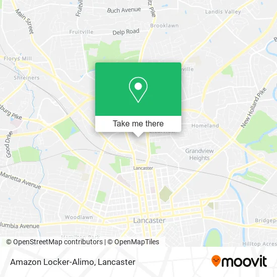 Amazon Locker-Alimo map