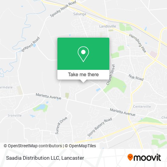 Mapa de Saadia Distribution LLC