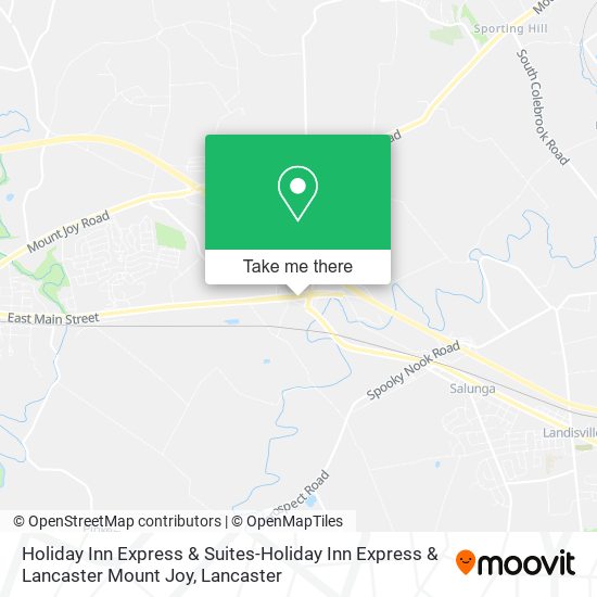 Mapa de Holiday Inn Express & Suites-Holiday Inn Express & Lancaster Mount Joy