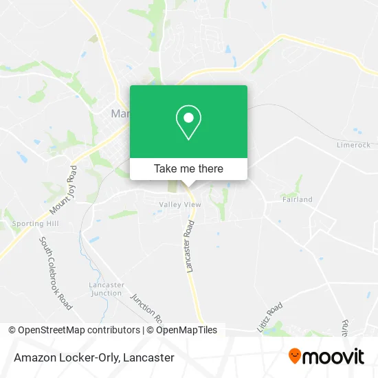 Amazon Locker-Orly map