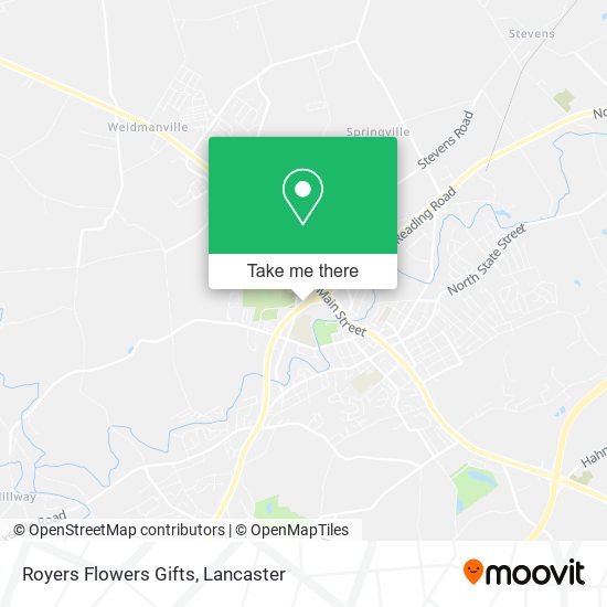 Royers Flowers Gifts map