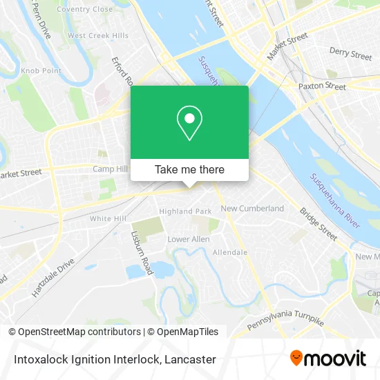 Intoxalock Ignition Interlock map